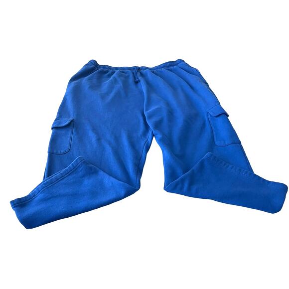 WOMAN WITHIN HI-RISE STRT LEG PULL-ON JOG/SWEAT PANTS, WOMENS, 2X(26/28), BLUE - Picture 6 of 12